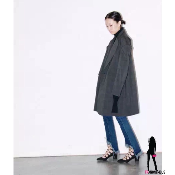 Style Mafia Grey Oversized Blazer - Picture 2 of 3